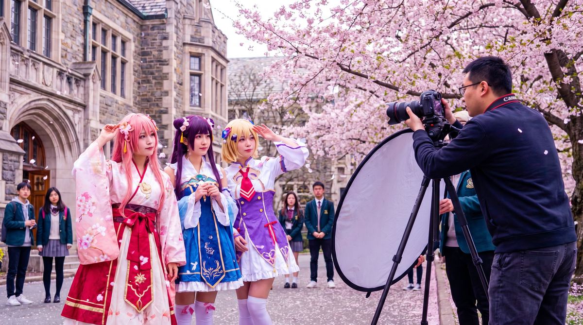 暗网传媒-Cosplay传媒教程二次元影像演示